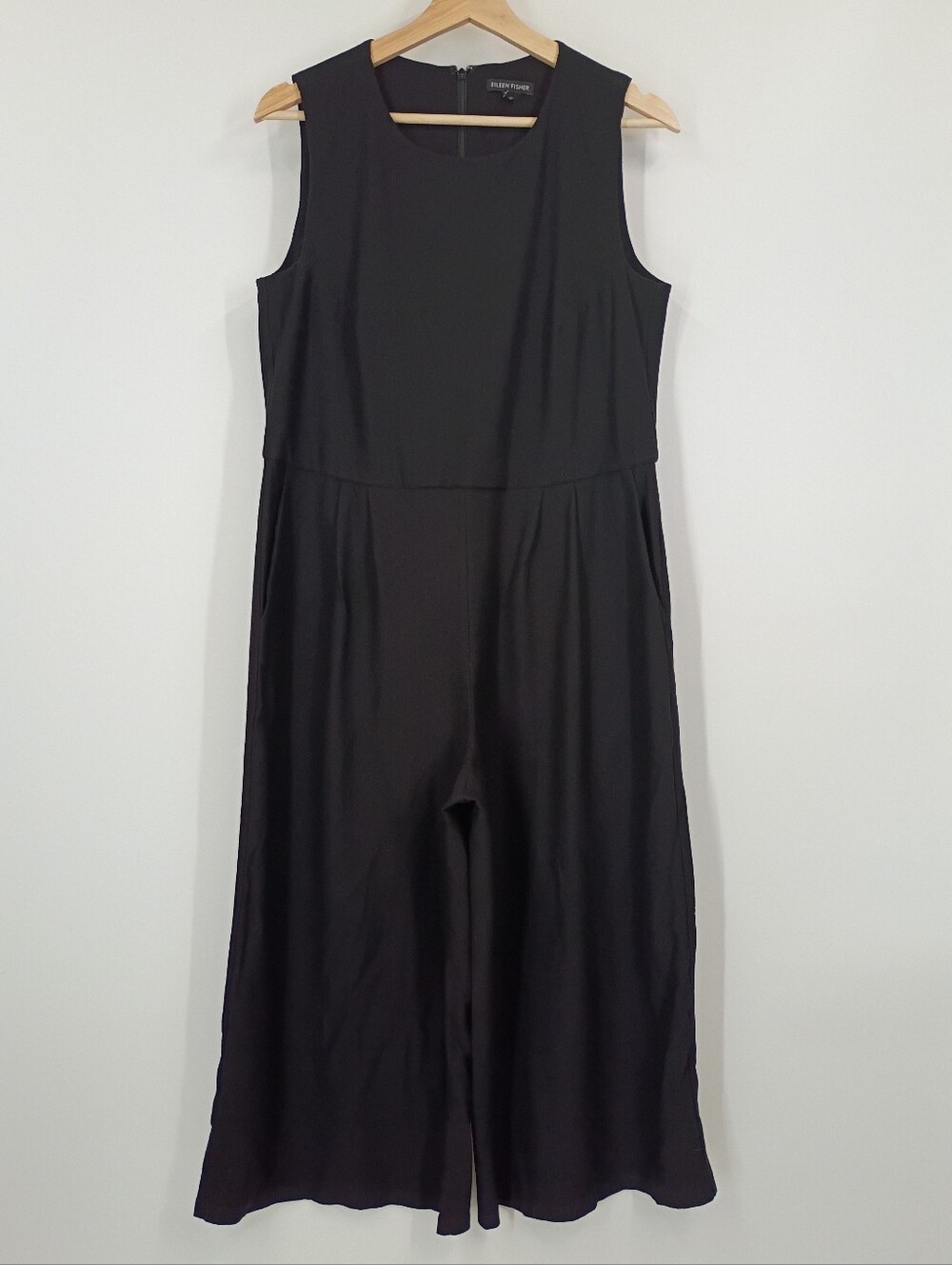 Eileen Fisher Cropped Wide Leg Jumpsuit